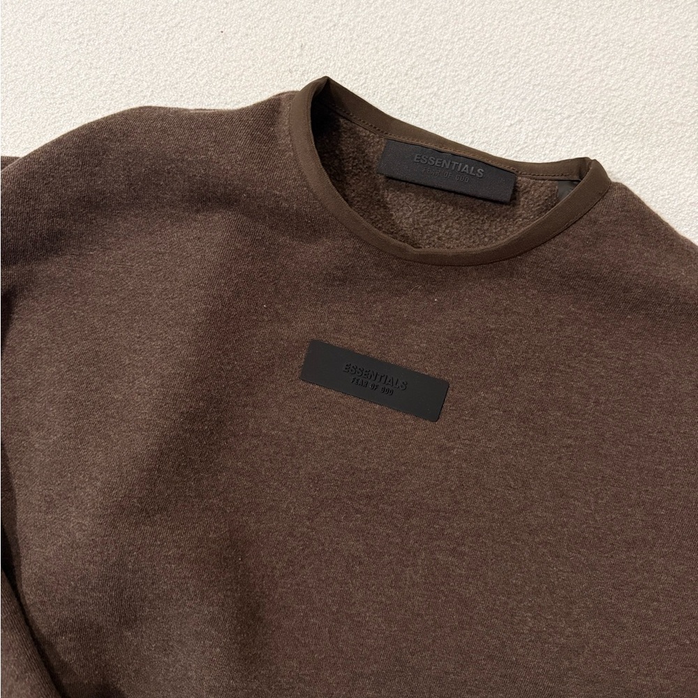Essentials Sweatshirt Brown - Picture 2 of 7